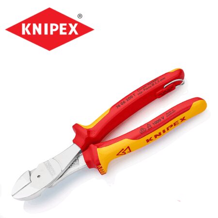 Усилени клещи странични резачки 200 мм / Knipex 7406200 T / 1