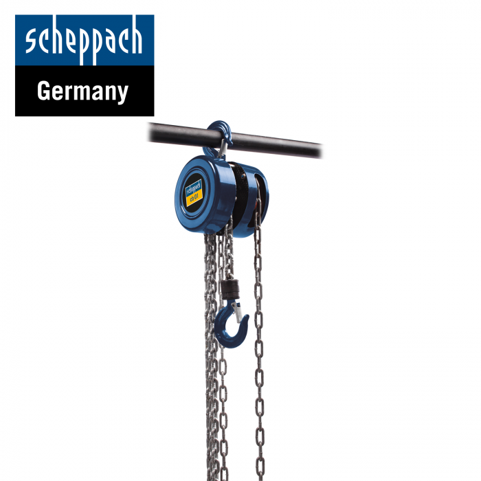 Верижна лебедка CB01 1 тон / Scheppach 4907401000 / 1