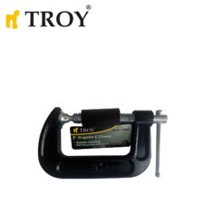 Дърводелска C-образна стяга 75мм / TROY 25063 /