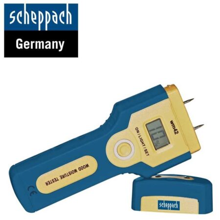 Влагомер за дървени трупи и дърва WM 42 / Scheppach 88001954 / 1
