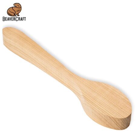 Заготовка за дърворезба / Заготовка за дървена лъжица - череша / Beavercraft B9_Cherry / 1
