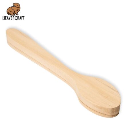 Заготовка за дърворезба / Заготовка за дървена лъжица - липа / Beavercraft B9_Linden / 1