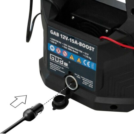 Зарядно за акумулатор GUDE GAB 12V-15A / 85143 / 5