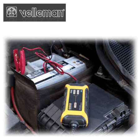 Зарядно за акумулатор, 12V DC - 1.5 A / Velleman AC028 / 5
