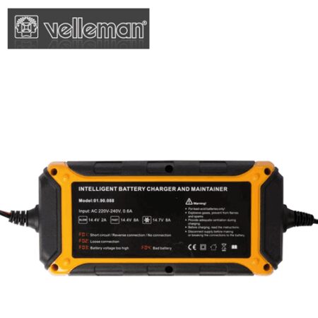 Зарядно за акумулатор 12V DC - 8 A / Velleman AC088 / 3