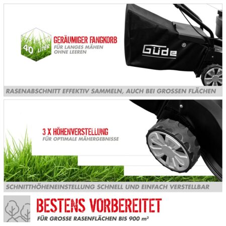 Бензинова косачка за трева GÜDE ECO WHEELER 412.2 P / 95460 / 4