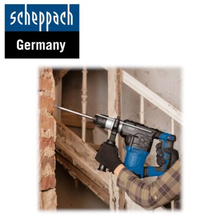 Електрически перфоратор 7J, 1500W Scheppach DH 1500+ / 5907905901 / 9