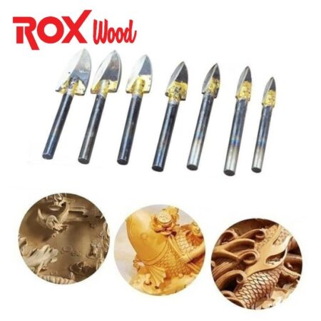 Фрезери - накрайници за гравиране 7 части / ROX 153ROX0065 / 2