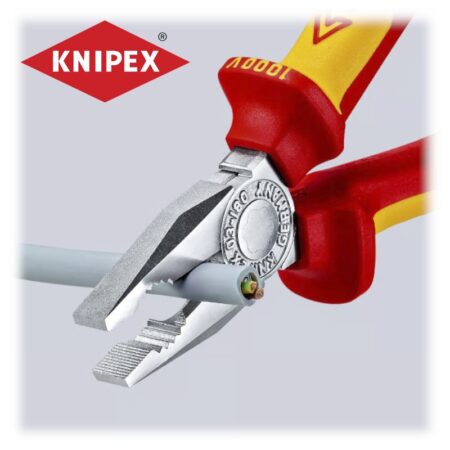Изолирани комбинирани клещи 160 мм VDE / KNIPEX 03 06 160 SB / 4