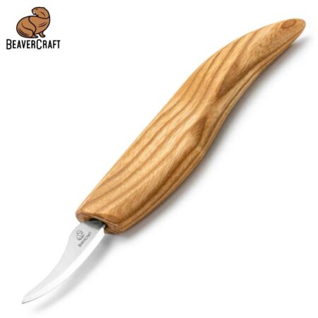 Извит нож за дърворезба / BeaverCraft C18 / 1