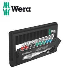 Коледен Комплект Мини Тресчотка с битове / WERA 05136017001 / 10 части
