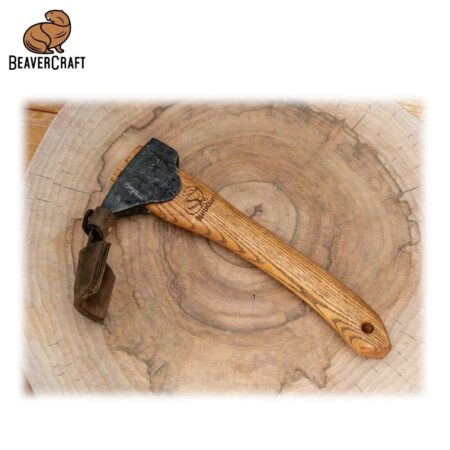 Компактна дърворезбарска тесла / BeaverCraft AX2 / 3