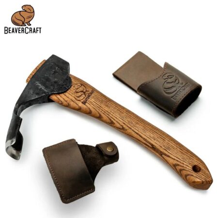 Компактна дърворезбарска тесла / BeaverCraft AX2 / 1