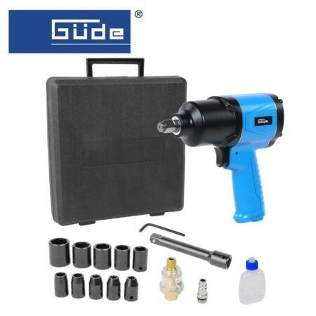 Комплект пневматичен ударен гайковерт / GUDE 40040 / 17 части 2