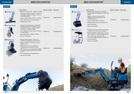 Мини екскаватор / Мини багер Scheppach EXC815 / 5915001903 / 24