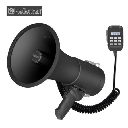 Мощен мегафон с вградена сирена / Velleman MP66S / 2