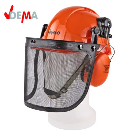 Предпазен шлем / Предпазна каска с визьор и антифони DKF3 / DEMA 30223 / 54-63 cm 2