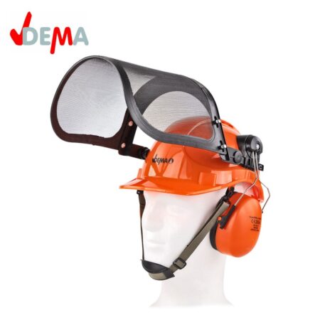 Предпазен шлем / Предпазна каска с визьор и антифони DKF3 / DEMA 30223 / 54-63 cm 3