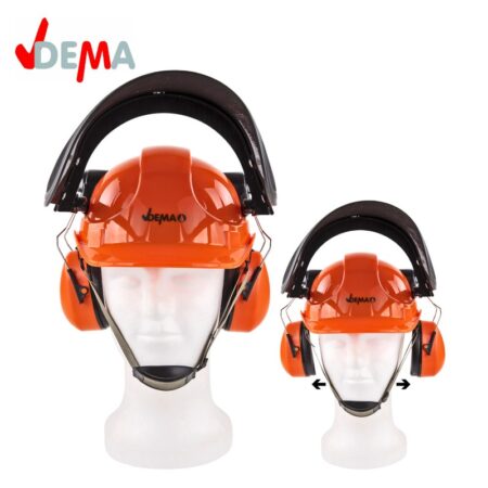 Предпазен шлем / Предпазна каска с визьор и антифони DKF3 / DEMA 30223 / 54-63 cm 6
