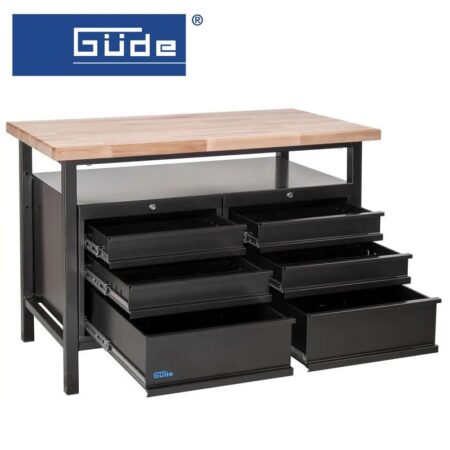Работна маса / Тезгях / GUDE 40839 / P 1200 SS Black Line 2