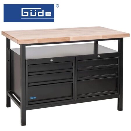 Работна маса / Тезгях / GUDE 40839 / P 1200 SS Black Line 1