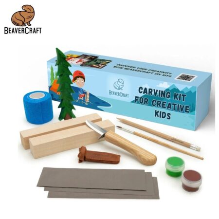Заготовка за дърворезба - борче / BeaverCraft DIY08 / 1