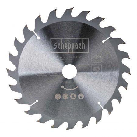 Диск за циркуляр 254мм, 24 зъба / Scheppach 3901203703 / 1