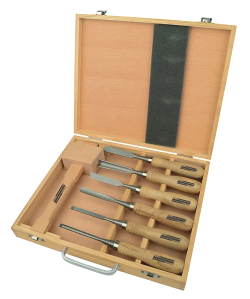 Комплект инструменти за дърворезба, 7 броя / Mannesmann 66107 / 1