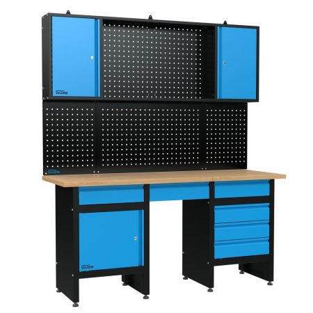 Комплект работна маса със стенен шкаф GUDE GW 6/1 XL / 40497 / 9