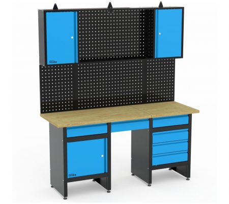 Комплект работна маса със стенен шкаф GUDE GW 6/1 XL / 40497 / 7