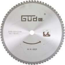 Метален циркулярен диск 355мм / GUDE 40539 /