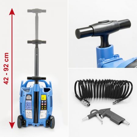 Безмаслен компресор за въздух 5л,10 bar GUDE AIRPOWER 200/10/5 TY / 50083 / 2
