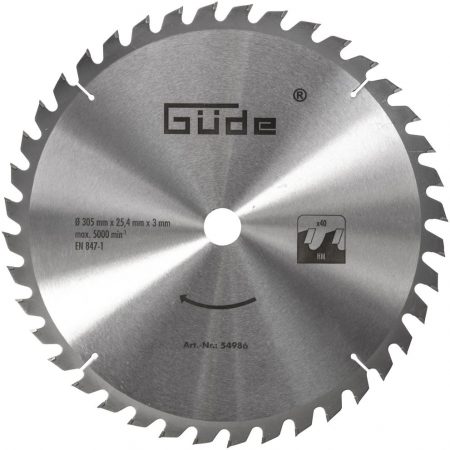 Диск за циркуляр 305х25.4x40Z / GUDE 54986 / - Image 1