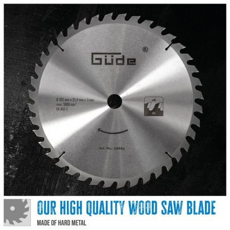 Диск за циркуляр 305х25.4x40Z / GUDE 54986 / - Image 2