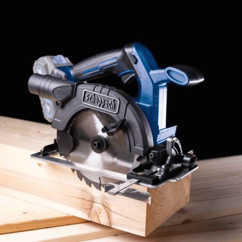 Акумулаторен ръчен циркуляр 165мм. Scheppach IXES 20V BC-HCS165-X / 5901816900 / 11