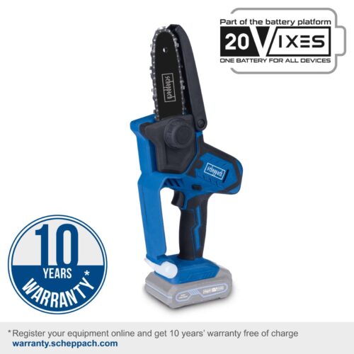 Акумулаторна резачка за клони с батерия и зарядно Scheppach C-PS100-X Set S IXES / 5904204400 / 2