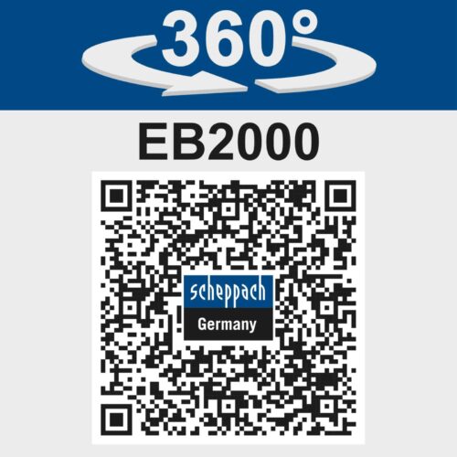 Моторен свредел за дупки в земята Scheppach EB2000 / 5904704903 / 14