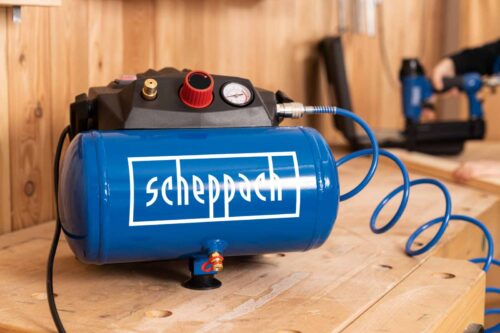 Безмаслен компресор 8bar, 6l, Scheppach HC06 / 5906153901 / 15