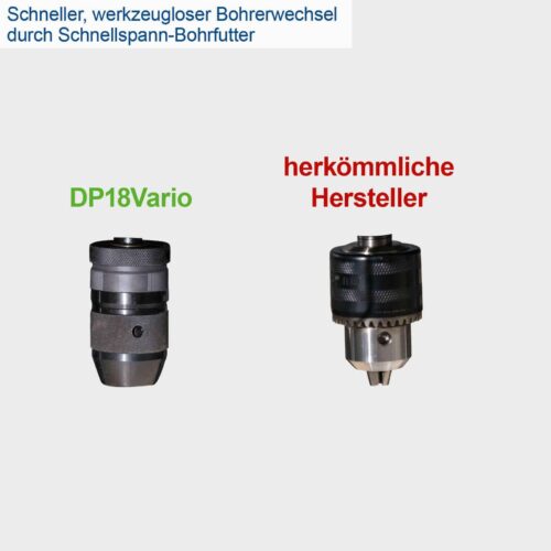 Настолна бормашина 550W Scheppach DP18VARIO / 5906807901 / 6