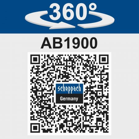 Къртач 60J 1900W Scheppach AB1900 / 5908206901 / 10