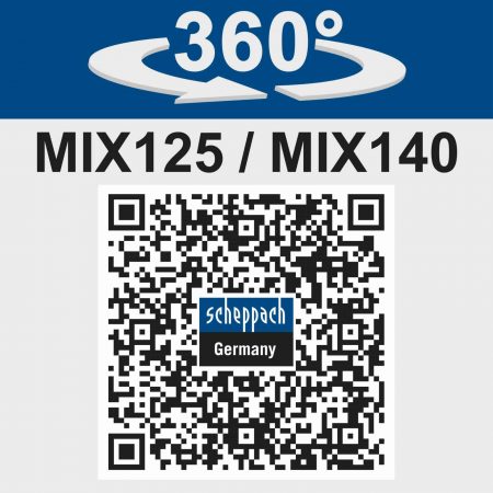 Електрическа бетонобъркачка Scheppach MIX140 / 5908404901 / 9