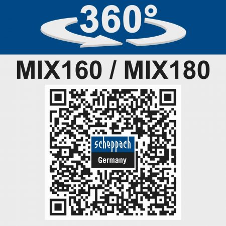Електрическа бетонобъркачка Scheppach MIX160 / 5908405901 / 7