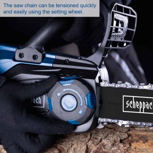 Акумулаторна Резачка за Дърва Scheppach IXES C-CS254-X 9