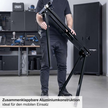 Работна маса за циркуляр за ъглово рязане Scheppach UUG1550-BE black edition / 58071049944 / - Image 6