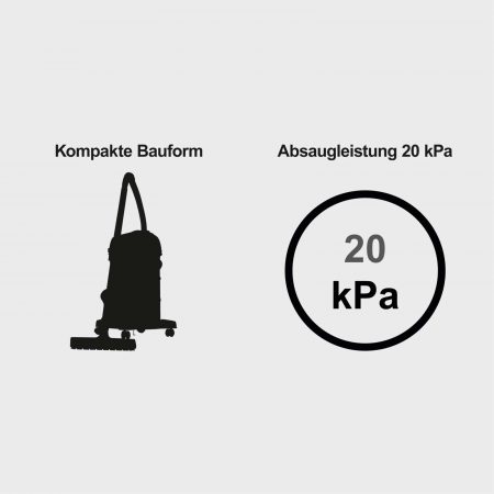 Прахосмукачка 30 литра 1200W Scheppach Black Edition WDV30V2-BE / 58077119944 / - Image 5