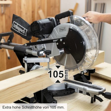 Потапящ циркуляр с изтегляне 305мм Scheppach Black Edition KZGS305-BE / 58012159944 / - Image 7