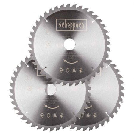 Мултифункционални циркулярни дискове 255мм / Scheppach 7901200721 / 3 бр. 1