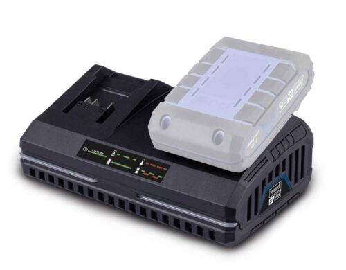 Двойно Зарядно за Акумулаторни батерии Scheppach IXES 20 Volt SDBC2.4A / 7909201712 / 2