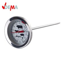 Аналогов термометър за месо / Кухненски термометър за готвене / DEMA 17427 / 0 - 120 °C
