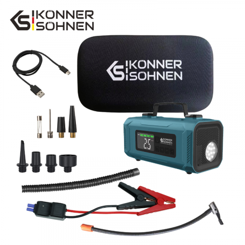 Jump starter with a battery-powered compressor KS JSP-2000 1